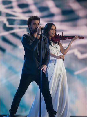 В полуфинале "Евровидения-2015" белорусский дуэт занял лишь 12-е место (видео)