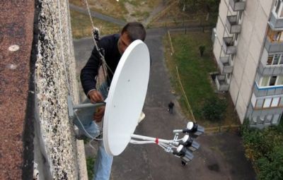 В Украине задержали инсталлятора спутникового оборудования для приёма российских телеканалов